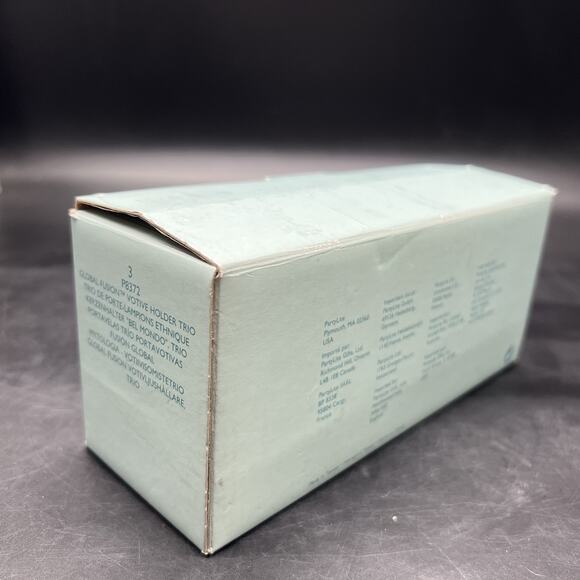 PARTYLITE Global Fusion Votive Holder Trio Red Gold Purple P8372 - Picture 14 of 16